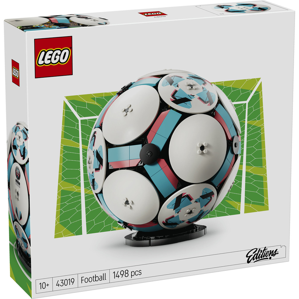LEGO Editions Football 43019 Football (1498 Pieces), FIFA World Cup 2026 Collection, Mainan Anak Laki-Laki, Mainan, Block - Gambar 4