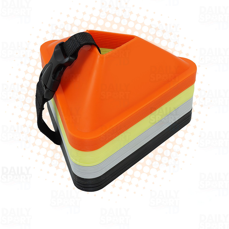 Cone Mangkok Model Segitiga Untuk Futsal, Sepak Bola atau olahraga lain LX 005-5 - Gambar 4