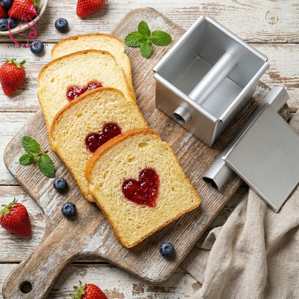 OCEANMAP Sandwich Bread Box, Long DIY Toast Bread Mold, Two Shapes ...