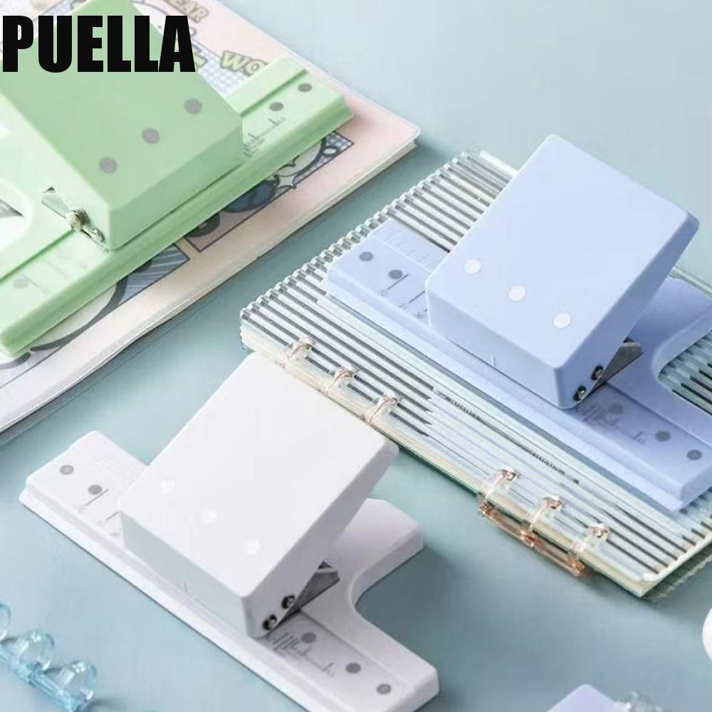PUELLA Hole Punching|Mini Size DIY Paper Hole Puncher, with Ruler ...