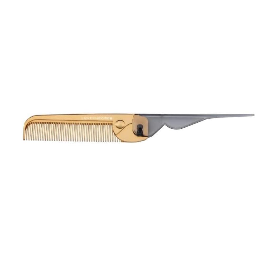 LOVE CHROME K24GP Rose Gold Hair Comb Tsuki Tetsuki Scalp Guasha