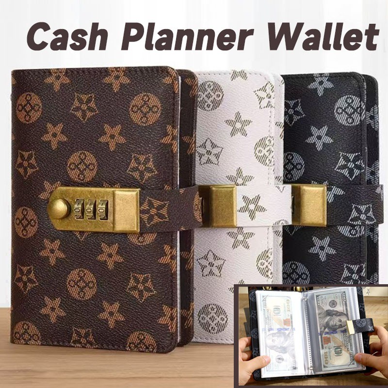A6 100 Envelopes Money Saving Challeng With Password Lock Loose-leaf ...