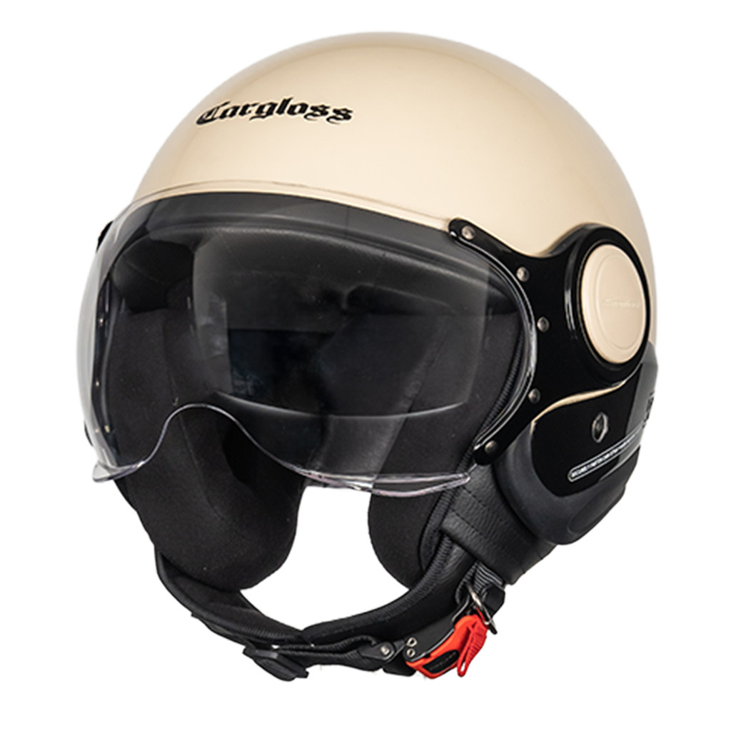 Cargloss M One Retro Helm Half Face - Avorio - Gambar 2