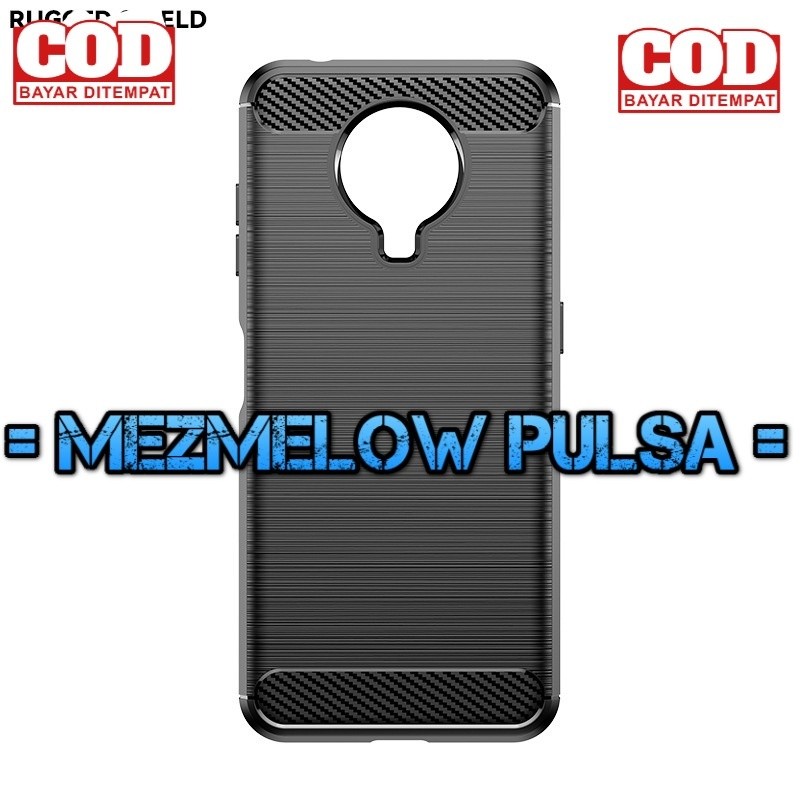 Case Fiber Carbon Silicone Casing Caseng Softcase Nokia G10 / Nokia G20 / NOKIA 6.3 - Gambar 2