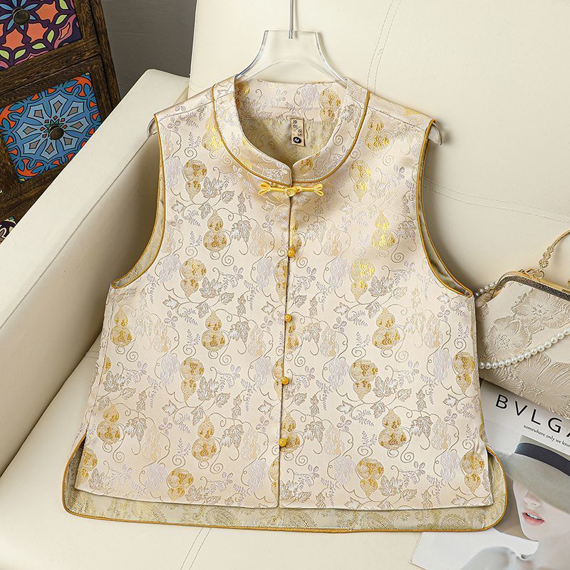 New Chinese Style Golden Gourd Vest Slimmer Look All-Match 2026 New ...