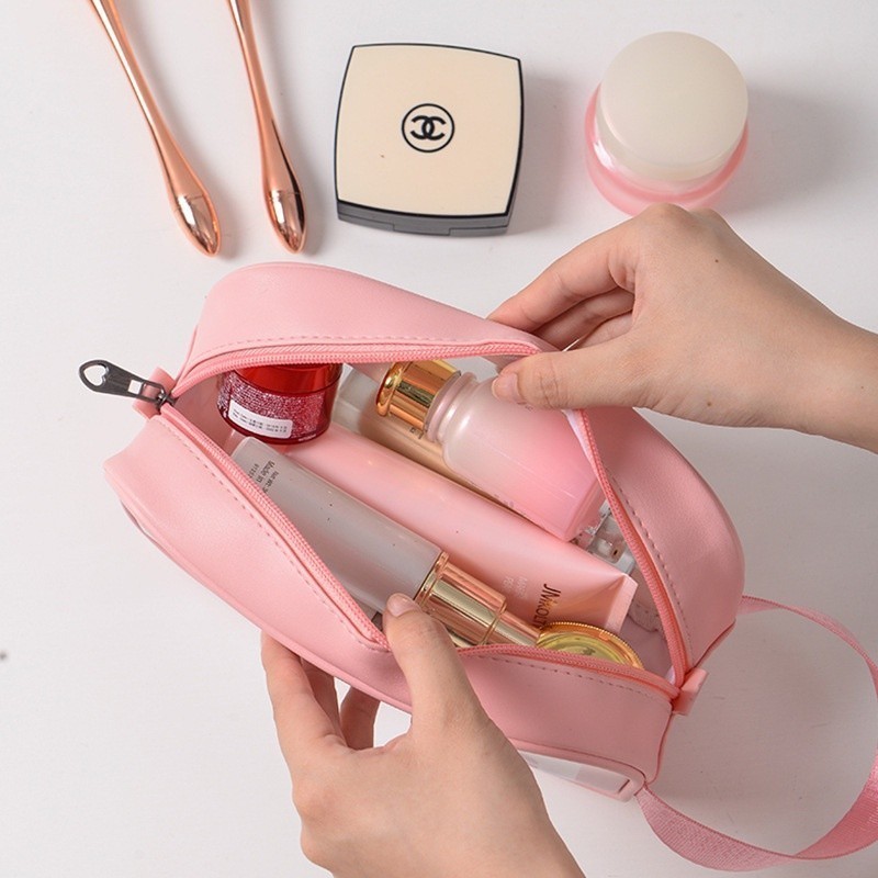 POPmaker Tas Kosmetik Travel Transparan Waterproof - Gambar 3