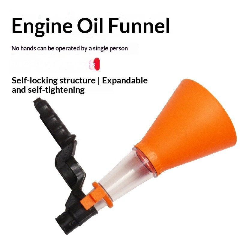 Car Oil Funnel Universal Fuel Funnel For Engine Home Refueling ...