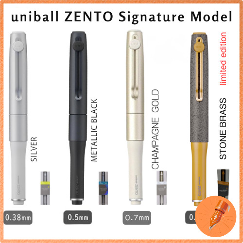 8本セット uniball ZENTO Signature model ZENTO Signature Uniball Ballpoint Pen UB-ZH Uni-ball Mitsubishi
