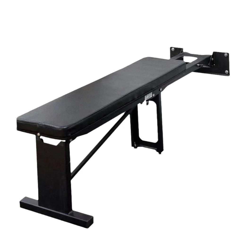 Wall Mounted Flat Weight Bench Dumbbell Bench Gym Bench Press | Shopee ...