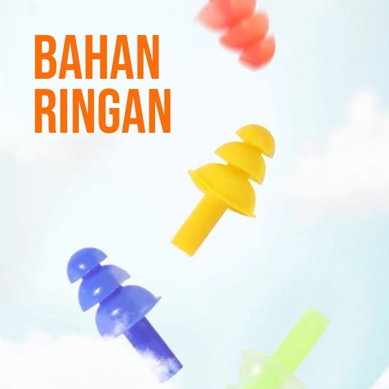 Penutup Telinga dan Hidung Berenang Silikon Premium Anti Air Nyaman Dipakai untuk Anak dan Dewasa Cocok Kolam Renang Laut dan Danau - Gambar 4