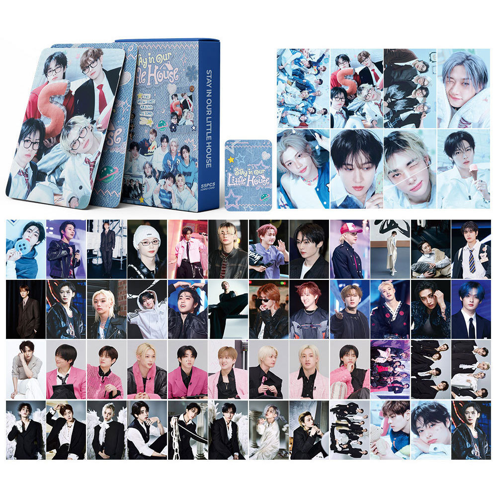 6-8pcs/set Straykids ROCK STAR SKZ HOP Photocards BANGCHAN LEEKNOW
