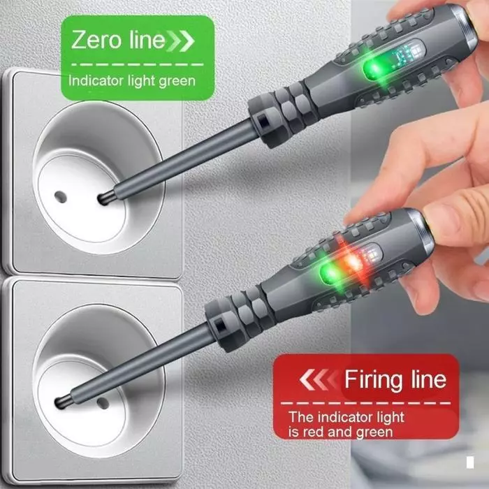 2 IN 1 OBENG TESPEN DUAL LED BOLAK BALIK - / + - Gambar 2