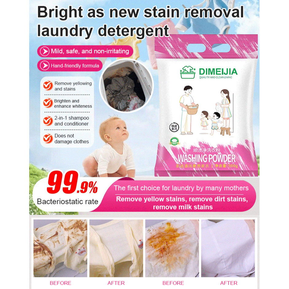 [Stain Fighter Pro] Deep Clean Laundry Powder/Advanced Stain Remover ...