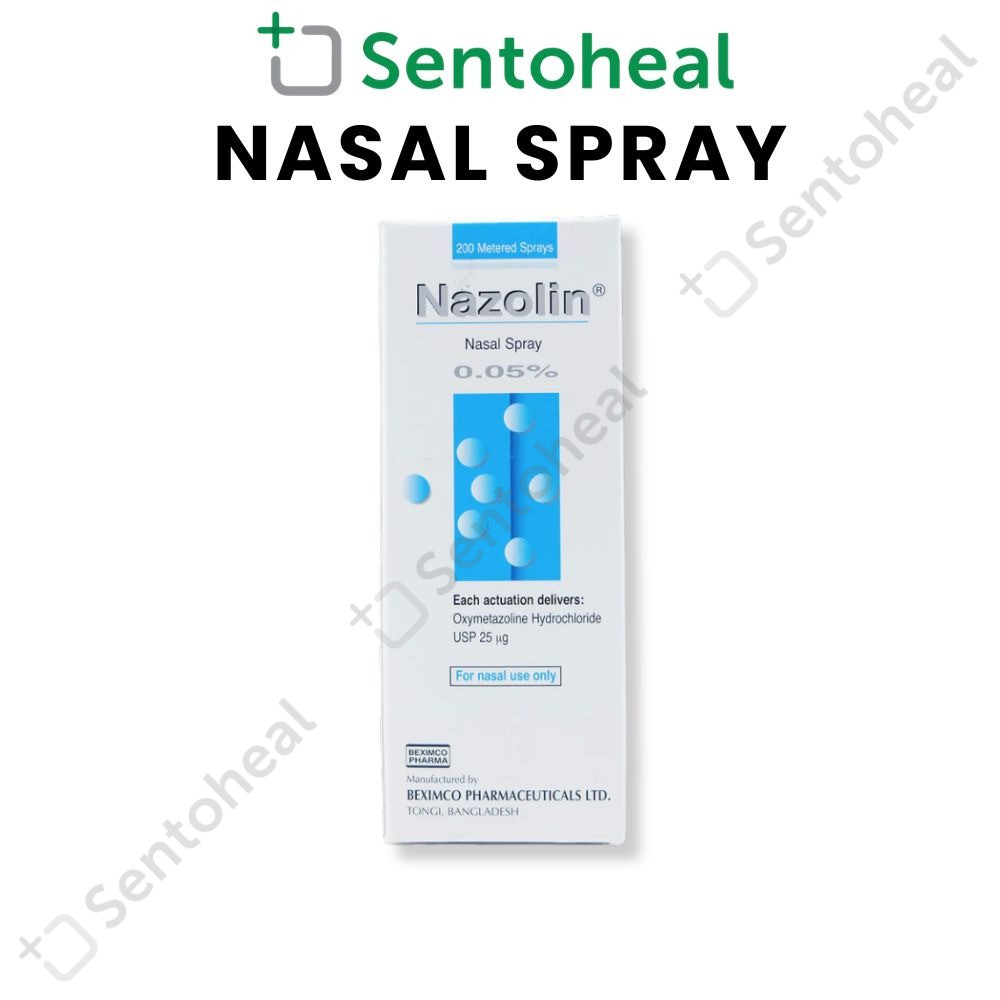 Nazolin Nasal Spray 0.05% 200 metered sprays - for stuffy nose | Shopee ...