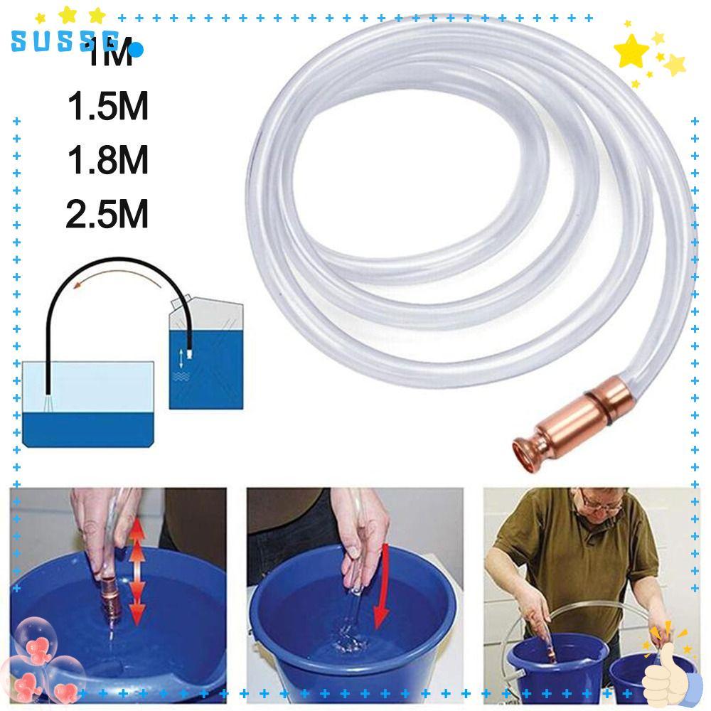 SUSSG Manual Suction Pipe Self Priming Tube Transparen Hose Safety Pipe ...