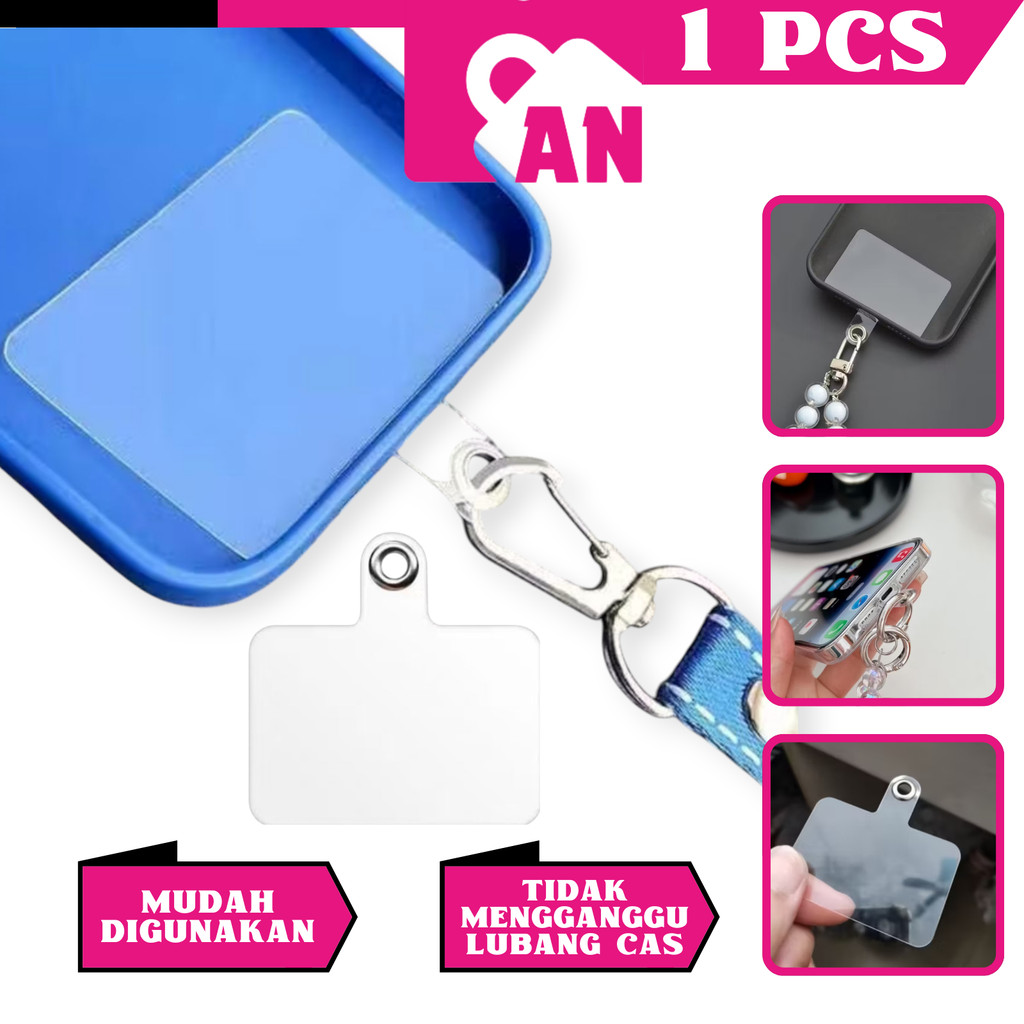 1PCS Gantungan Hp Mika Soft Aksesoris Pengait Cantolan Casing Case Ponsel Konektor Klip A112