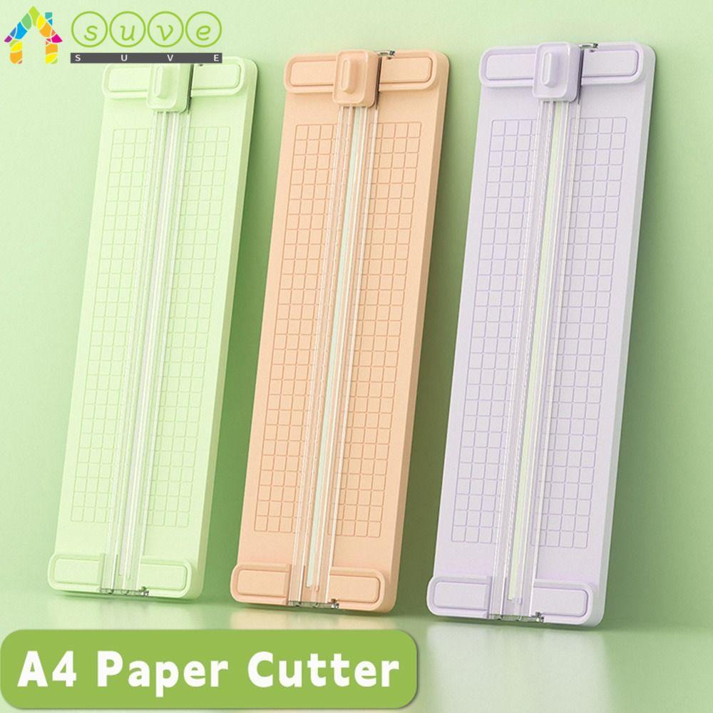 SUVE Paper Cutter, 4-in-1 with Pull-out Ruler Paper Trimmer ...
