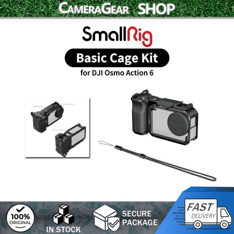 Smallrig Basic Cage Kit for DJI Osmo Action 6 （6037） | Shopee Singapore