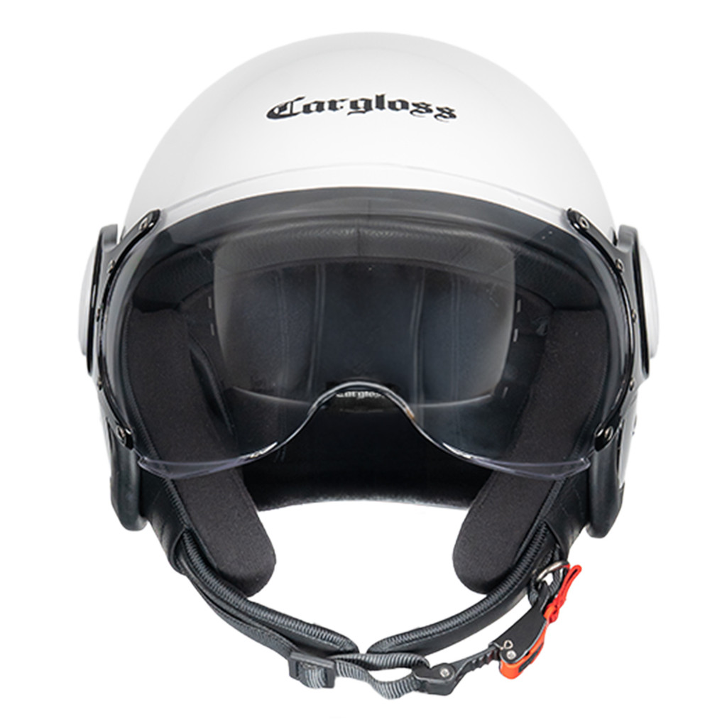 Cargloss M One Retro Helm Half Face - White - Gambar 4