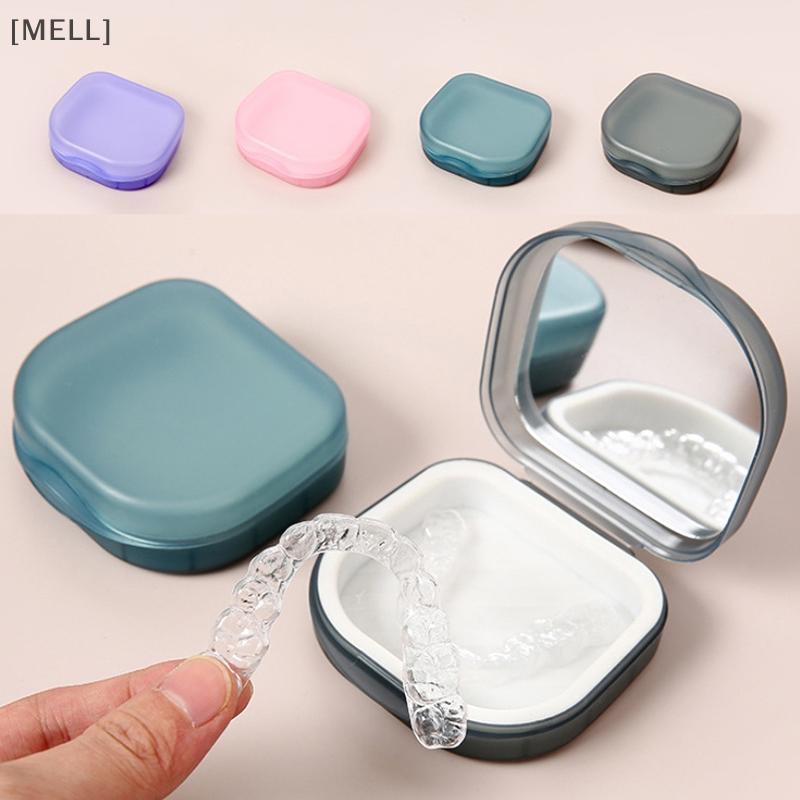 [MELL] Denture Storage Box Elderly Portable False Teeth Box Invisible ...
