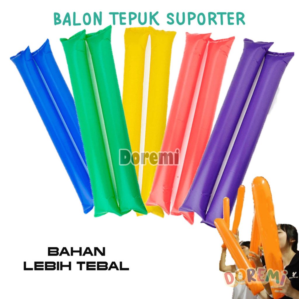 DOREMI Supporter Clapping Balloon Set 2pcs Plain Color Sorrak Driver ...