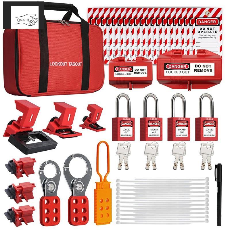 Lockout Tagout Kit, Electrical Lockout Tagout Kit, 4 Keyed Different ...