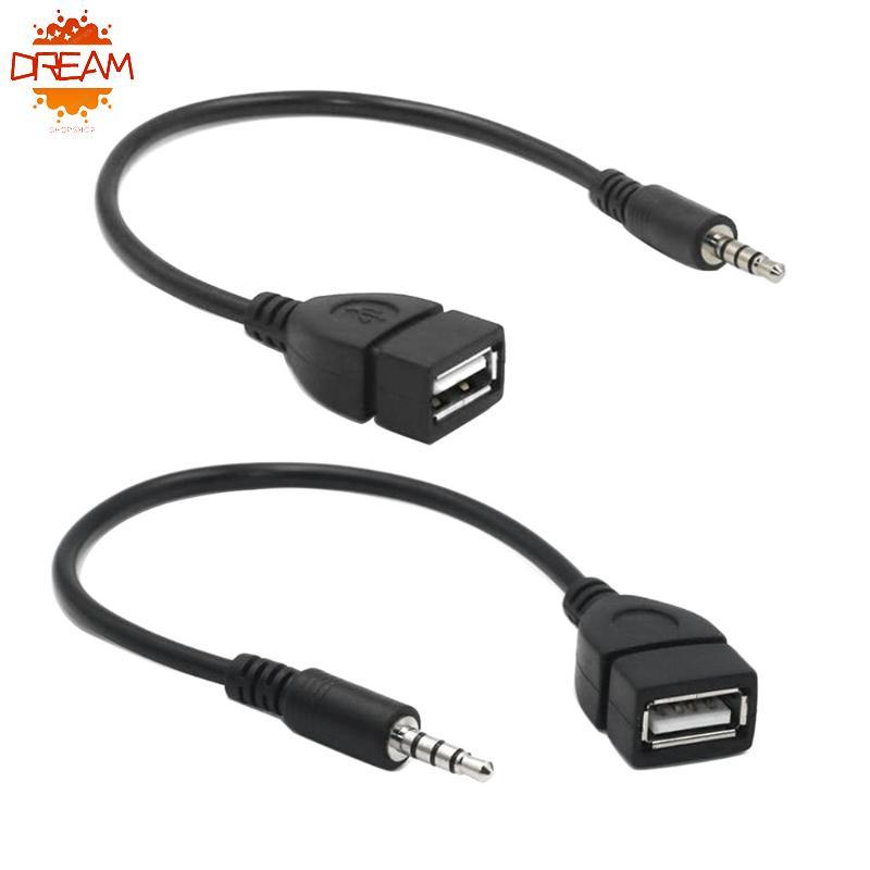 Dream 3 5mm Male AUX Jack to USB Charge Cable Adapter Cord MP3 Adapter ...