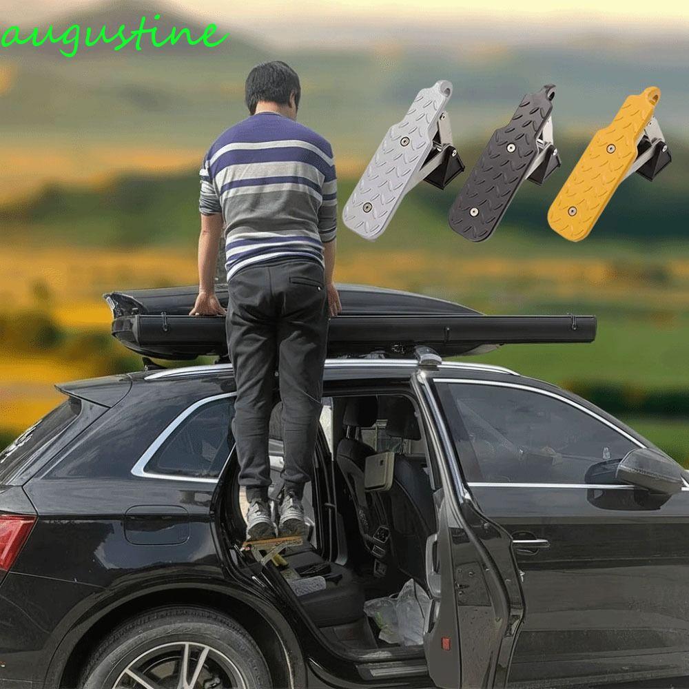 AUGUSTINE Car Roof Rack Step, Aluminum Alloy Multifunction Car Door ...