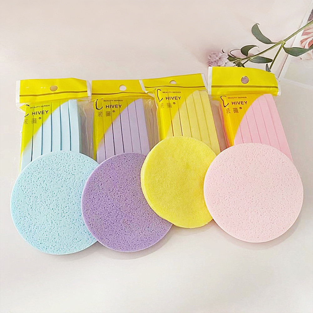 POPmaker shop Spons Kentang 1 Pack 12 Stick H312 - Sponge Kentang / Spons Facial Cleanser & Face Wash, Alat Pembersih Wajah yang Lembut & Eksfoliasi COD - Gambar 4