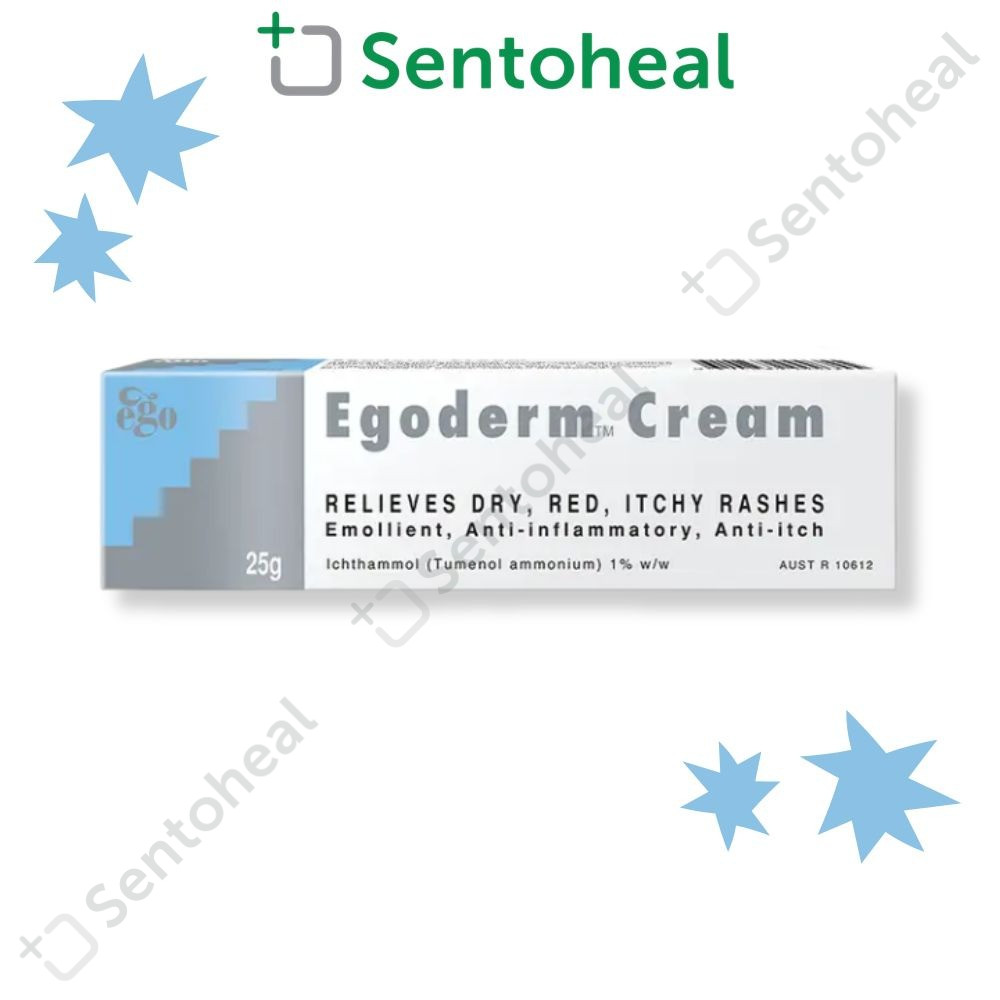 EGODERM Egoderm Cream (Relieves Dry + Red Itch Rashes) 25g | Shopee ...