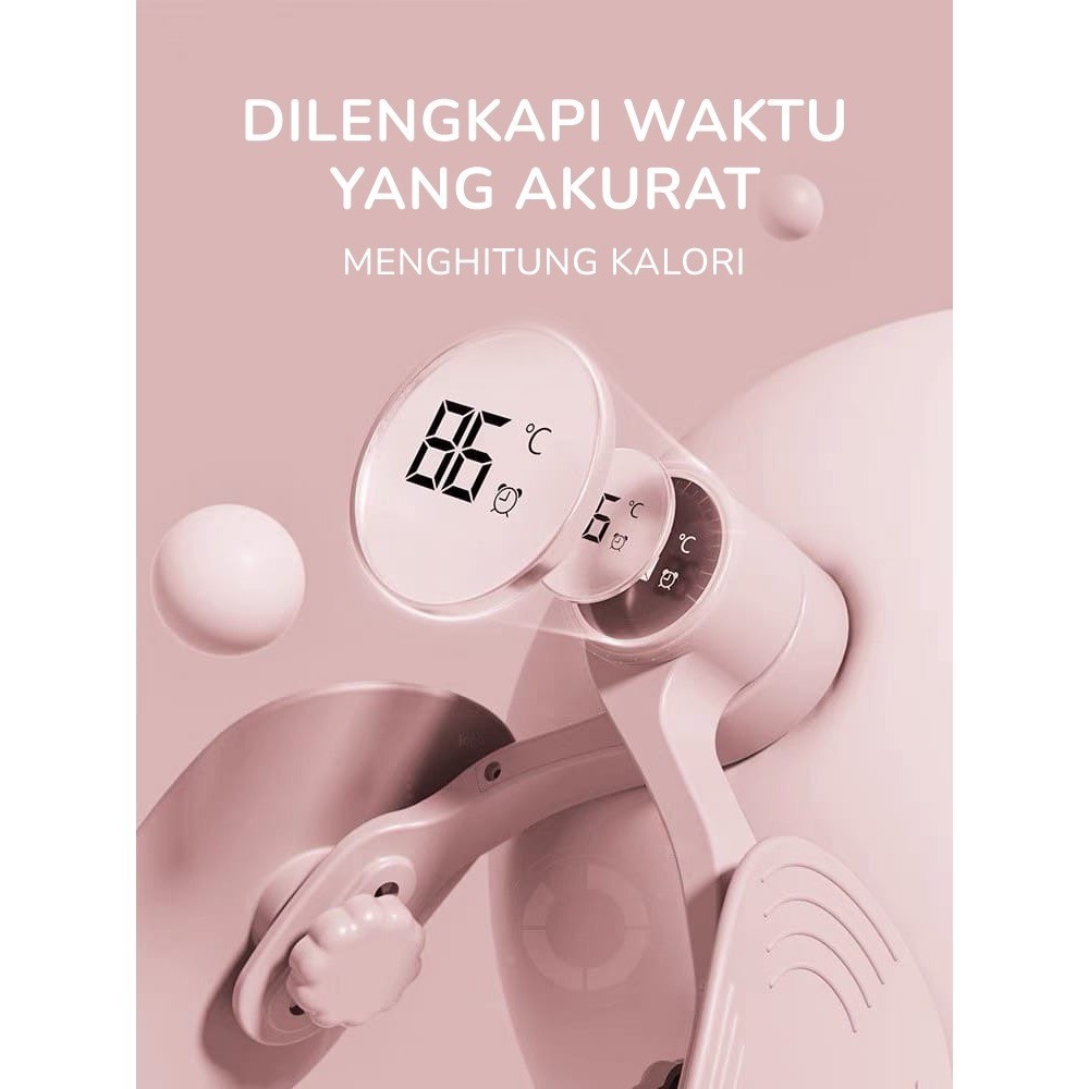 Alat Latihan Otot Paha Dalam dan Panggul Penjepit Kaki Pelangsing untuk Latihan Rumah & Pemulihan Pascapersalinan dengan Indikator Hitung LED - Gambar 3