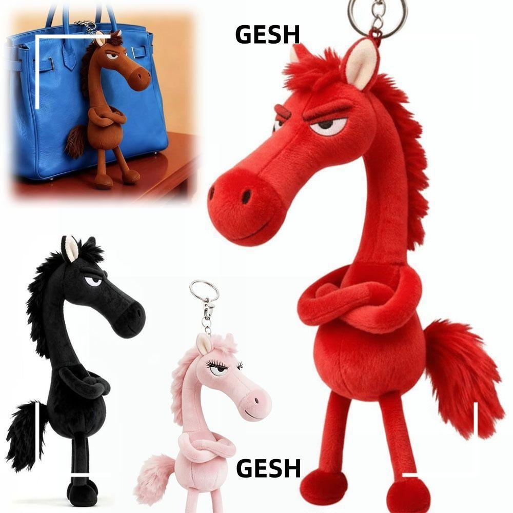GESH Plush Pony Keychain, Plush Cartoon Horse Plush Doll, 2026 Horse ...