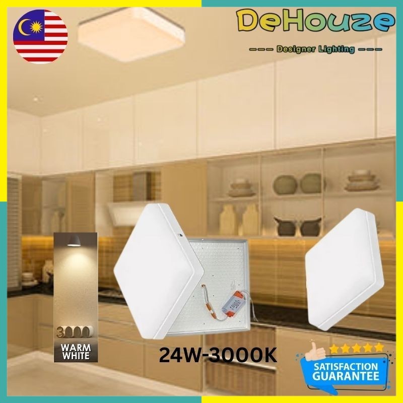 DeHouze Lighting 24W Mounted Surface Downlight Panel Light House ...