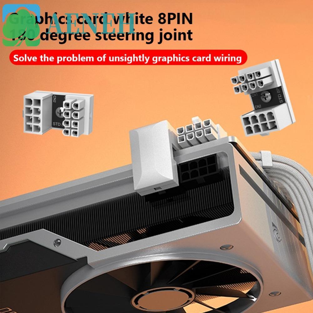 AENEH 180 Degree Angle Connector Power Interface Computer Graphics ...