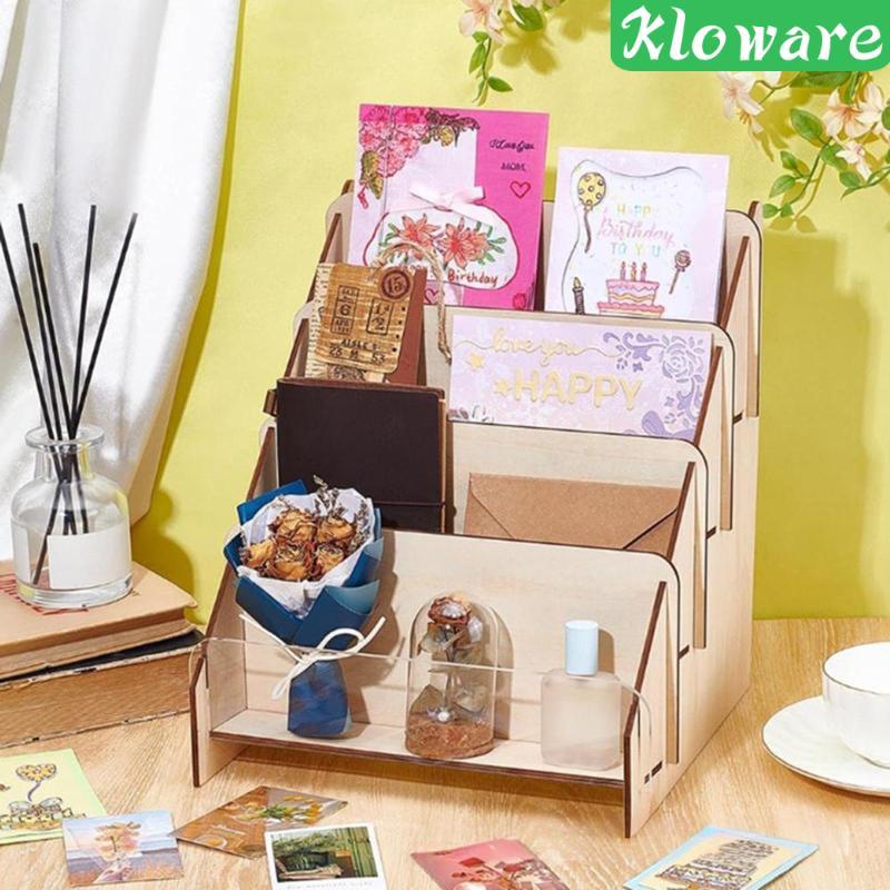 [Kloware] Card Display Stand, Vertical Holder, Tiered Greeting Card ...