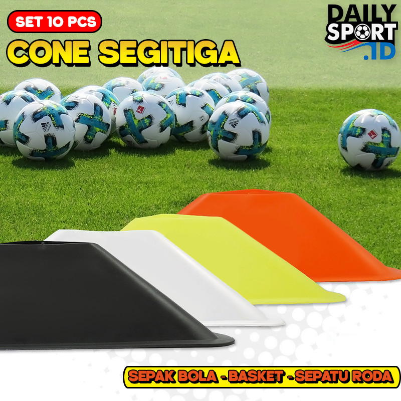 Cone Mangkok Model Segitiga Untuk Futsal, Sepak Bola atau olahraga lain LX 005-5