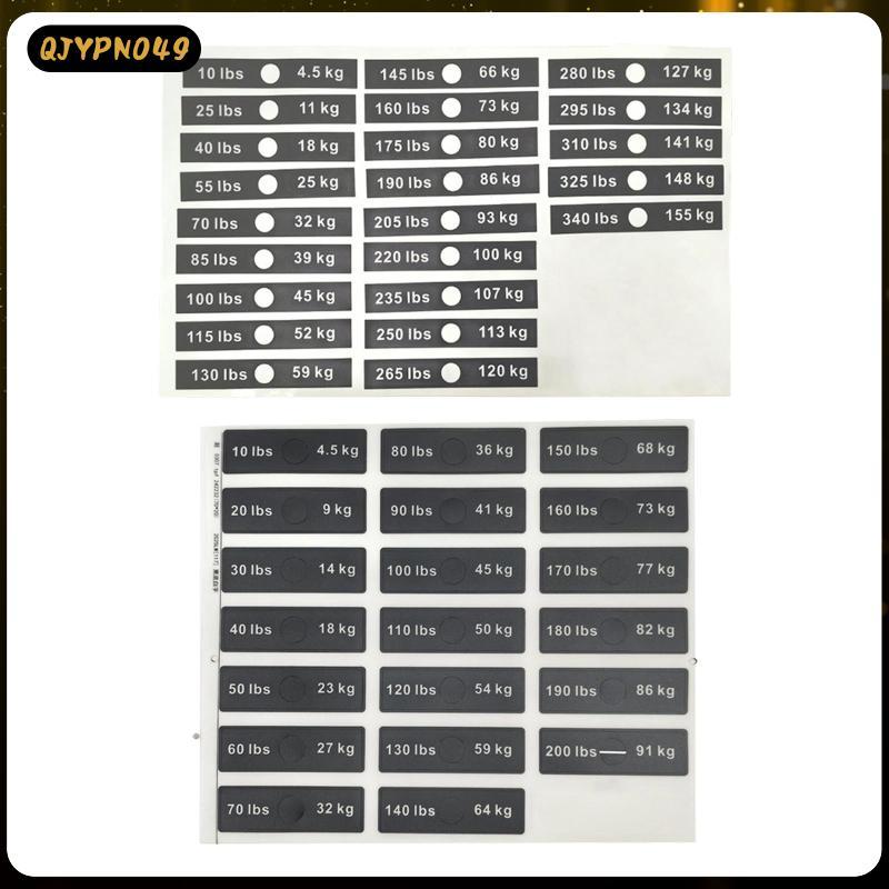 [qjypno49] Weight Stack Labels Weight Number Stickers Weight Block ...