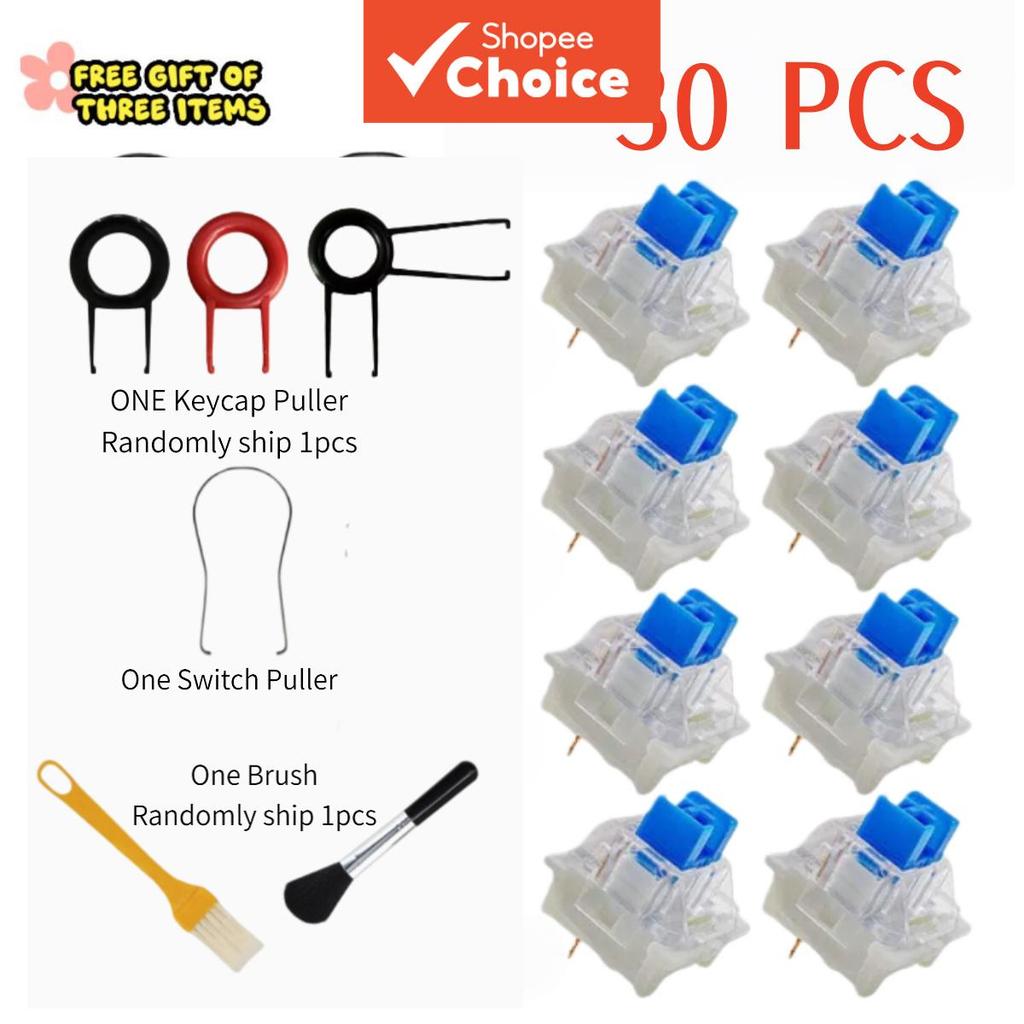 Keyboard Switch 30/50/90Pcs Keyboard Clicker Key 3 Pin Tactile Switch ...