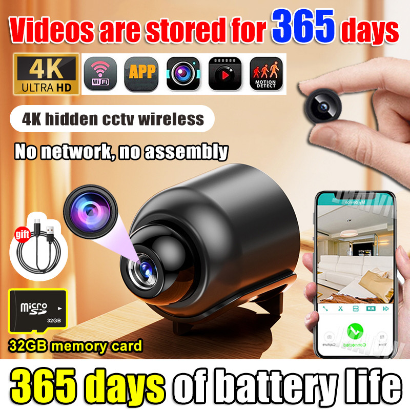 【Delivery within 24 hours】mini cctv wireless camera outdoor hidden ...