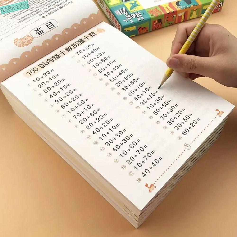 BARR1YYJ 64 Pages Math Arithmetic Books, Addition and Subtraction 10 ...
