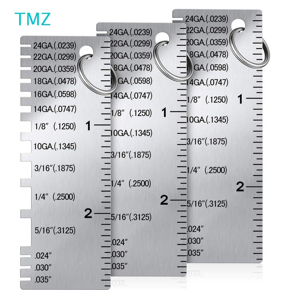 TMZ14968 Thickness Ruler Gauge Thickness Measuring Gauge Stainless ...