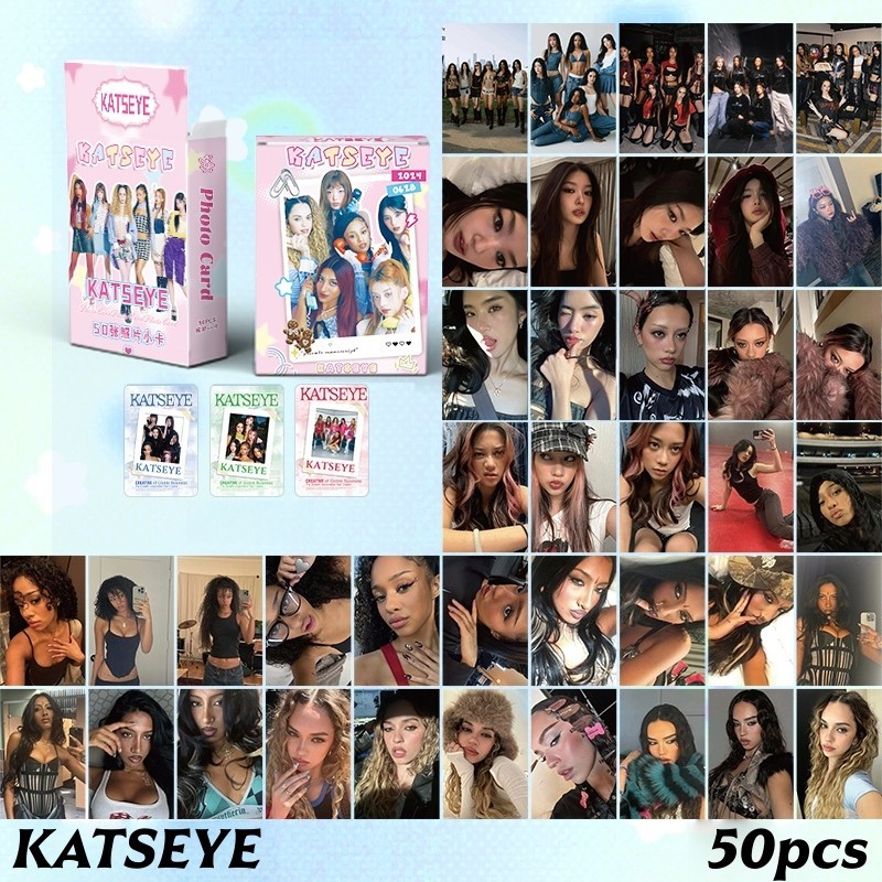 30-124pcs/box KATSEYE Gabriela BEAUTIFUL CHAOS Photocards Soft Is