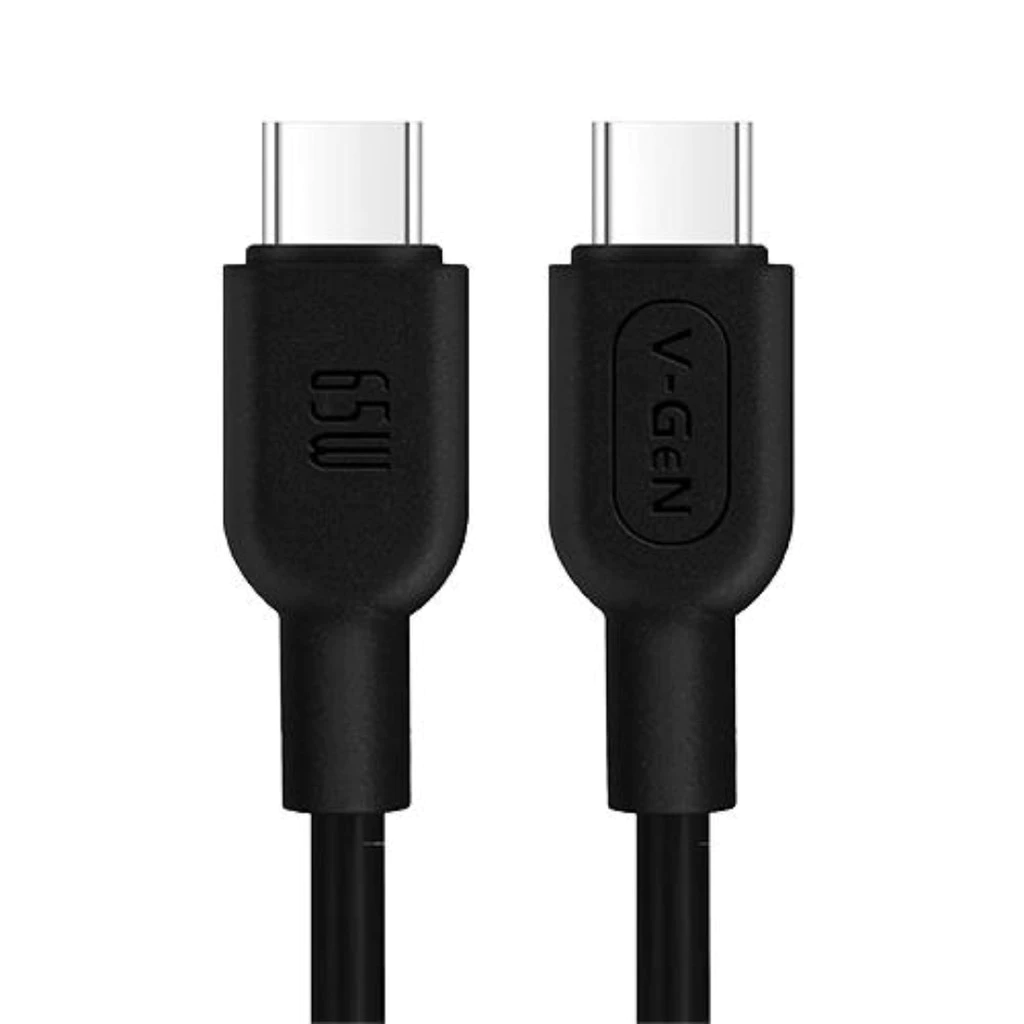 V-GEN VCB-62 / VCB-65 Kabel Data Type C To Type C Qc Pd 65W 1 Meter - Gambar 2
