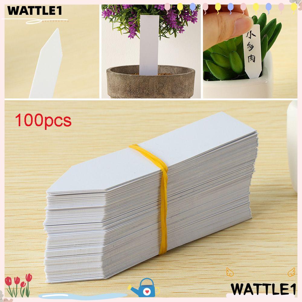 WTTLE 100Pcs Seedling Tags Reusable Greenhouse Seeds Waterproof Plants ...