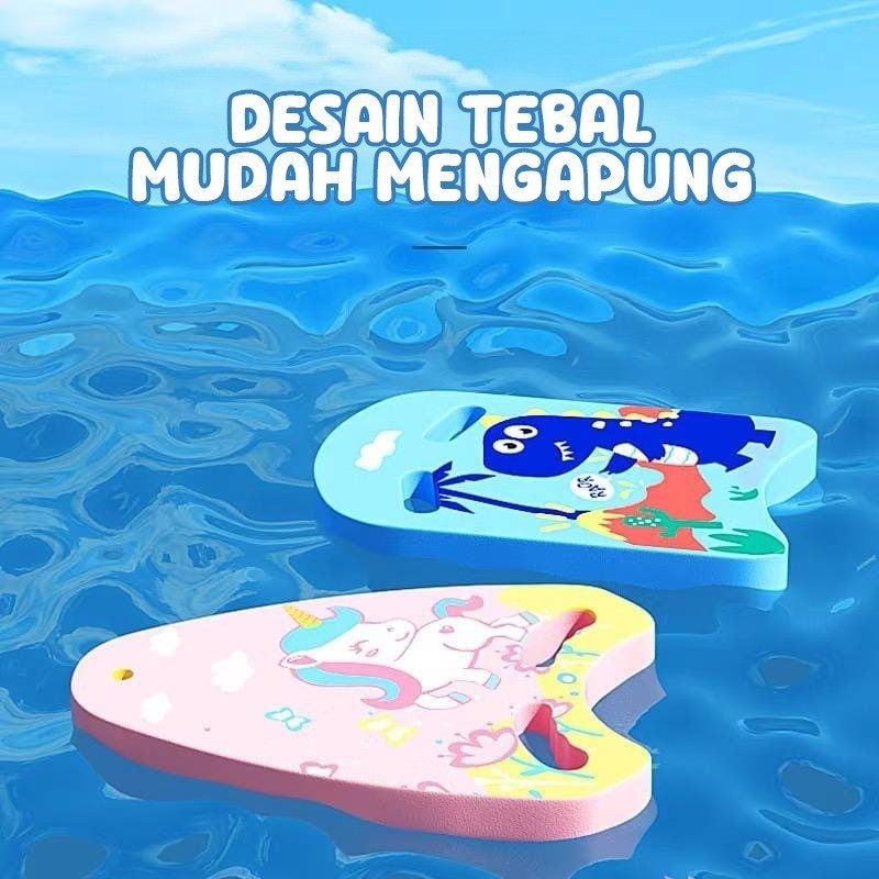 Papan Pelampung Renang Anak Unisex Bahan EVA Tebal Daya Apung Tinggi Tahan Beban 50 KG - Gambar 3