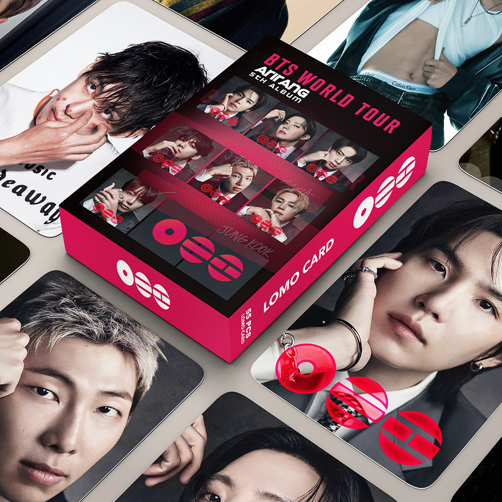 BTS WORLD TOUR ARIRANG グッズセット　rm.hobiカード KPOP 55pcs/box BTS Photocards WORLD TOUR ARIRANG KPOP LOMO Card