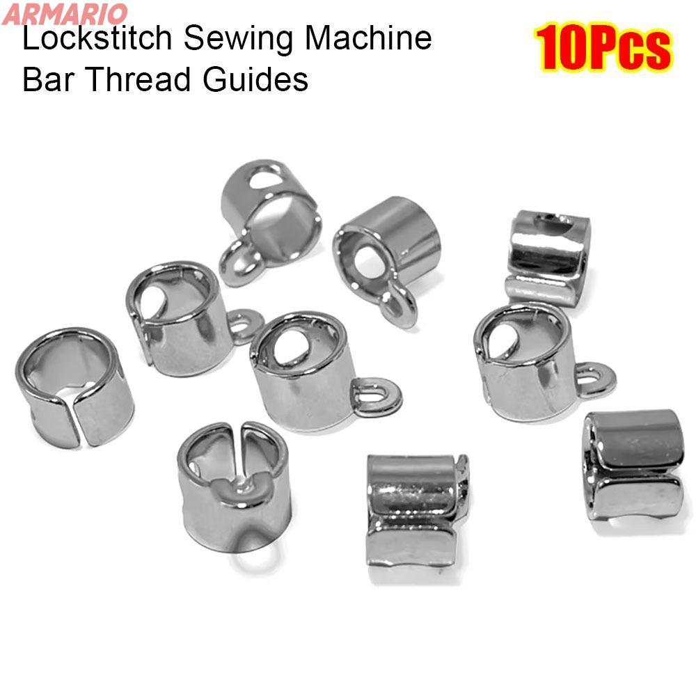 ARMARIO 10Pcs Thread Guide, Flat Steel Bar Coil, Durable Thread Loop ...