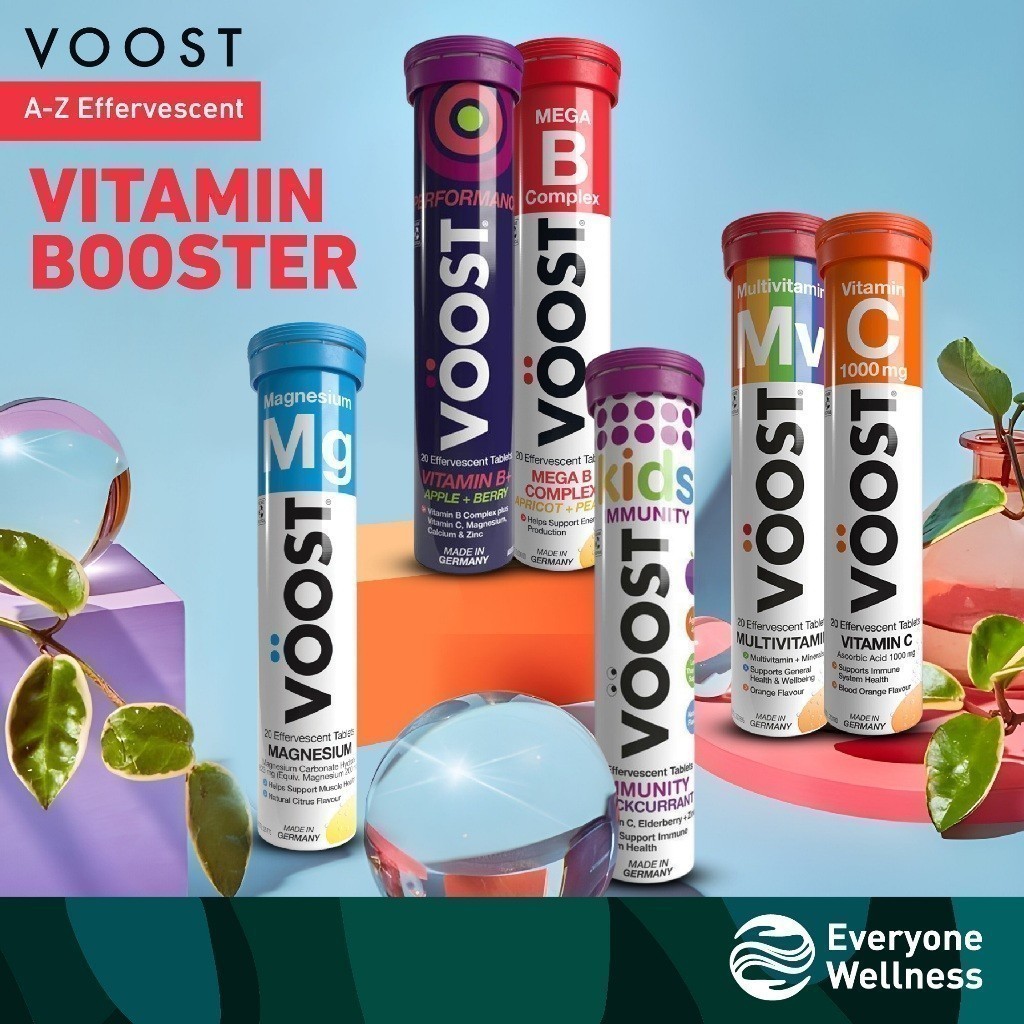 VOOST Effervescent Vitamins – Collagen, Energy, Vitamin C, Magnesium ...