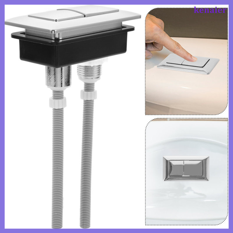 Push Toilet Flush Button Flushing Water Replacement Double Push Button ...