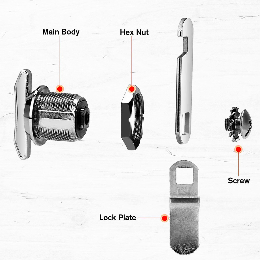 5/8 Inch Cam LOCK Keyless Turning Tongue LOCK Knob LOCK RV LOCK Layer ...